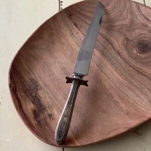 Antique Community Silver Plate Serving Carving Cake Knife